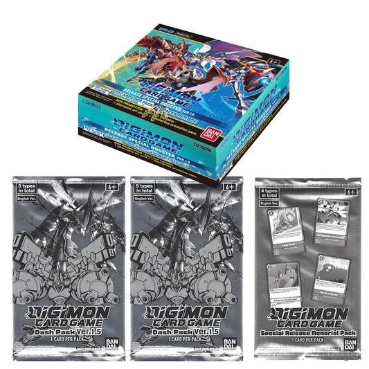 Digimon TCG: Version 1.5: Booster Box with Dash Packs