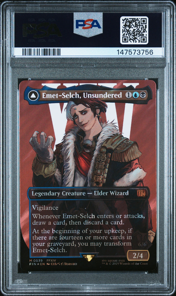 mtg final fantasy hades PSA GEM MT 10 Emet-Selch/Hades[Magic The Gathering Final Fantasy]
