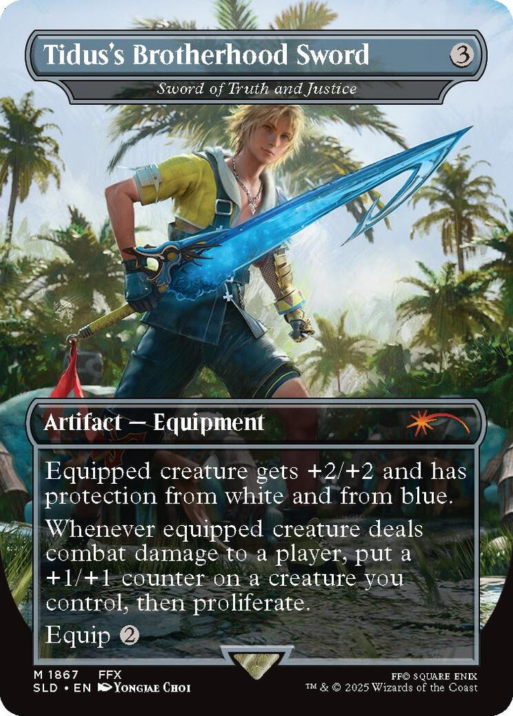 the walking dead mtg cards Tidus's Brotherhood Sword