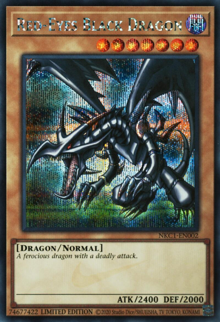 Red-Eyes Black Dragon PSA10 NIKEコラボ Red-Eyes Black Dragon (Nike Collaboration) [NKC1-EN002] Prismatic Secr