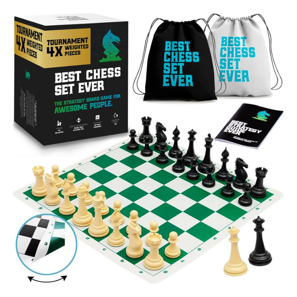 Best Chess Set Ever: Tournament 4x Weighted Pieces