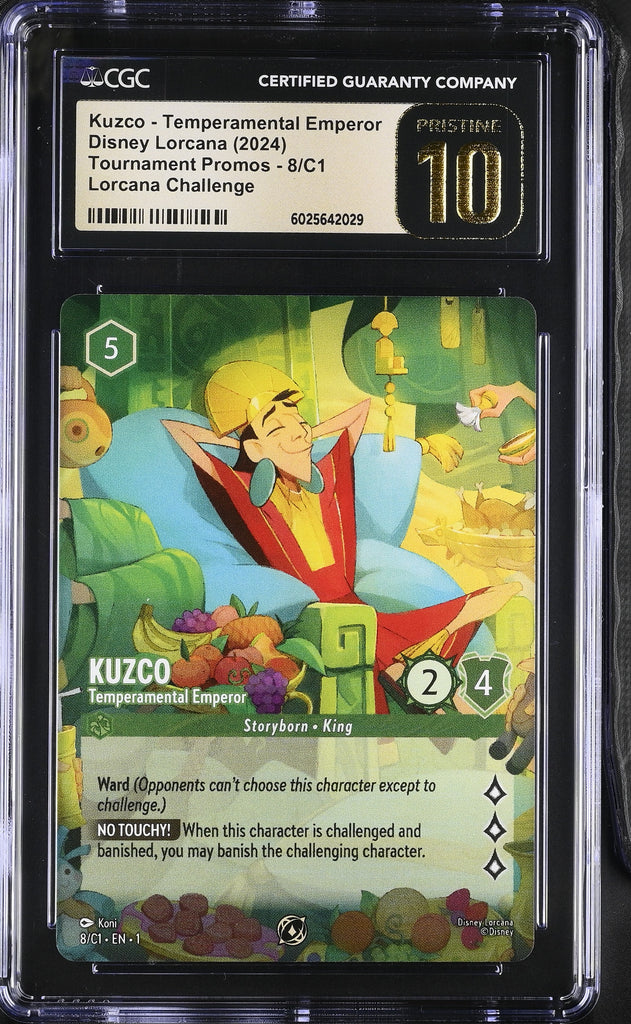 CGC 10 Kuzco - Temperamental Emperor (8/C1) [Tournament Promos]