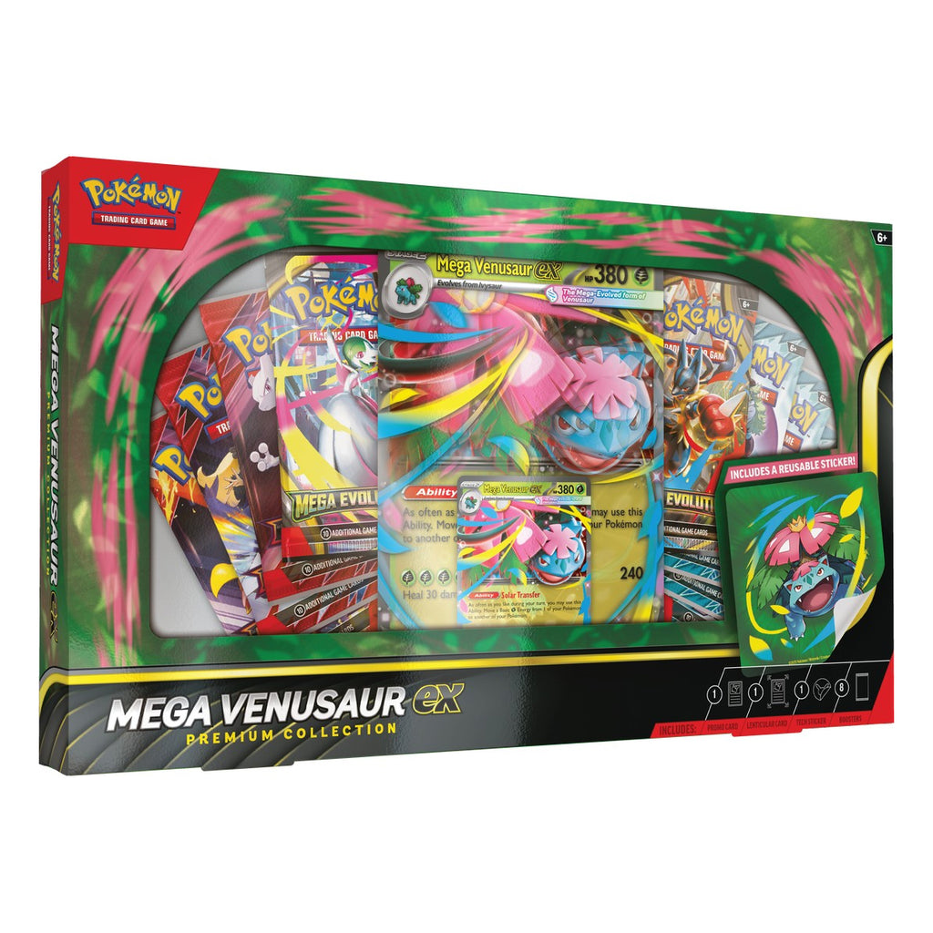what pokemon packs have mega ex cards Pokémon TCG: Venusaur Premium Collection Gotta catch em all Will Japanese Pokémon cards Multicolor:Boros Competitive Deck