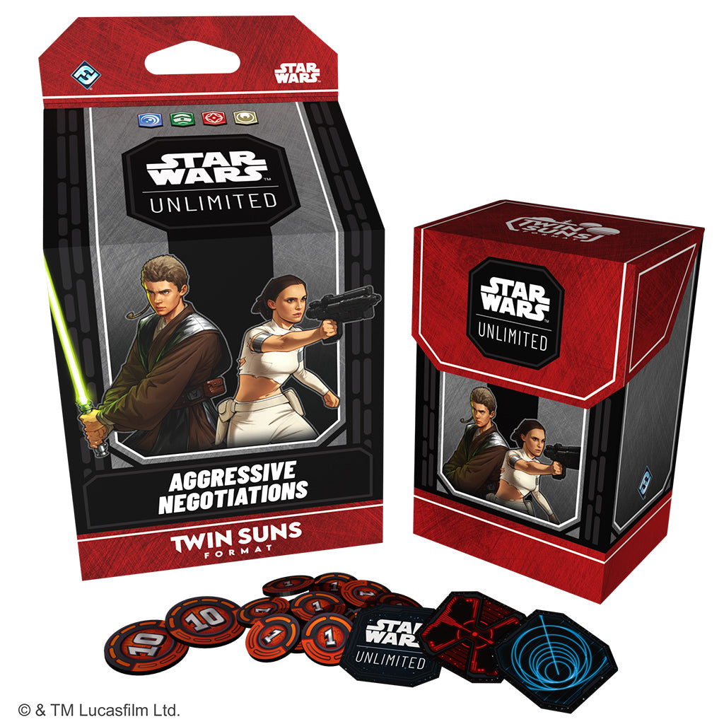 キックスタータースポーン3-packSPAWN TRILOGY:TWOHEADS Star Wars Unlimited: Twin Suns Deck Display