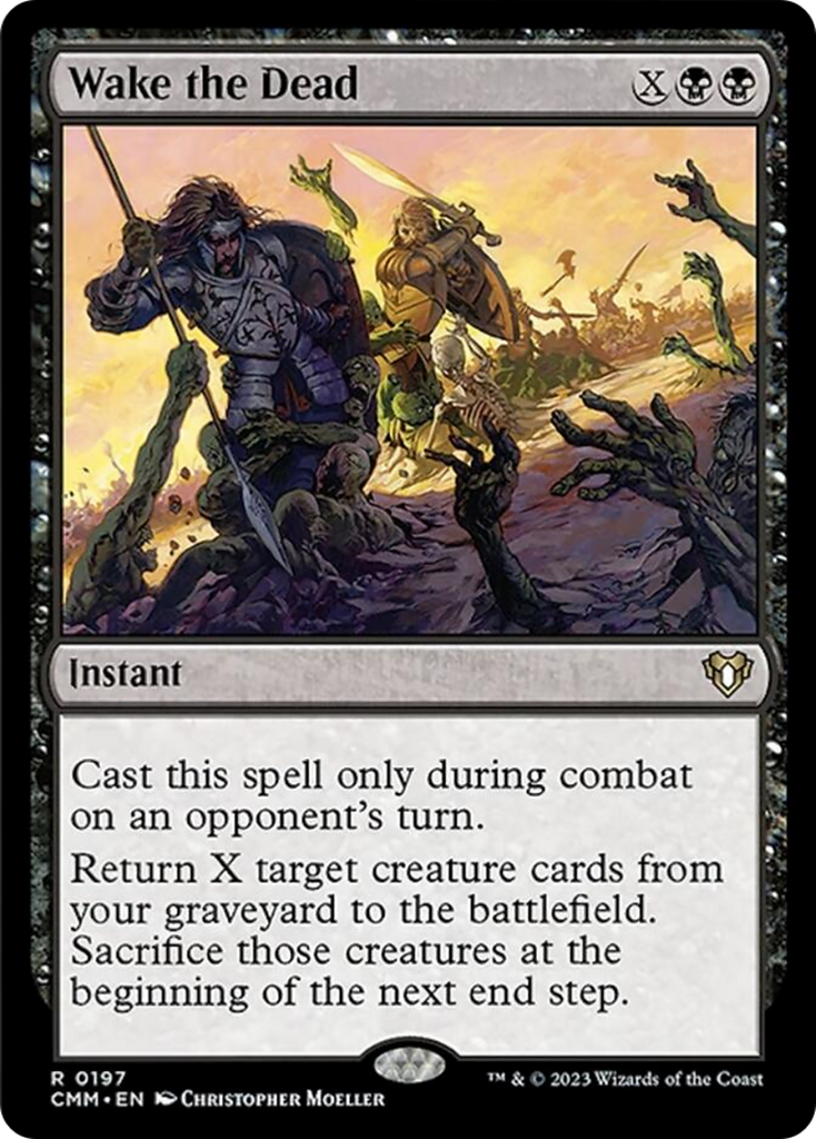 return card from graveyard to battlefield mtg Wake the Dead [Commander Masters]