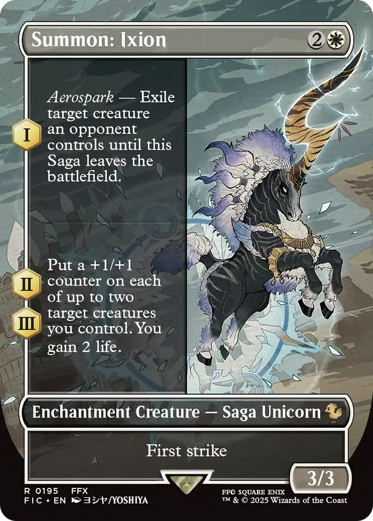 mtg recover exiled cards Summon: Ixion (Borderless) [FINAL FANTASY Commander]