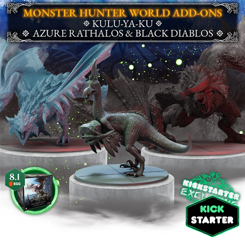  Monster Hunter World: The Board Game - Wildspire Waste : Toys &  Games