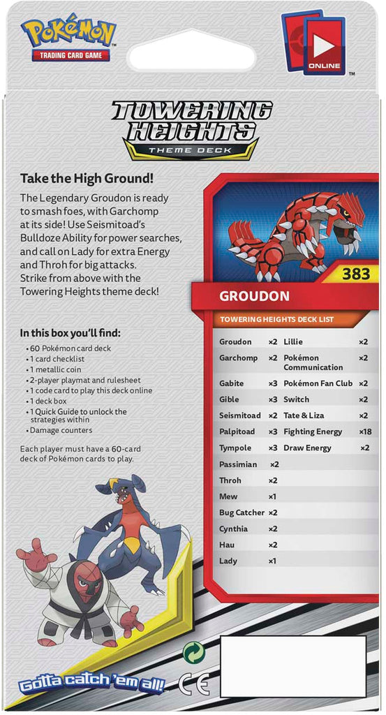 pokemon theme deck card list Pokémon TCG: Cosmic Eclipse Theme Deck: Towering Heights