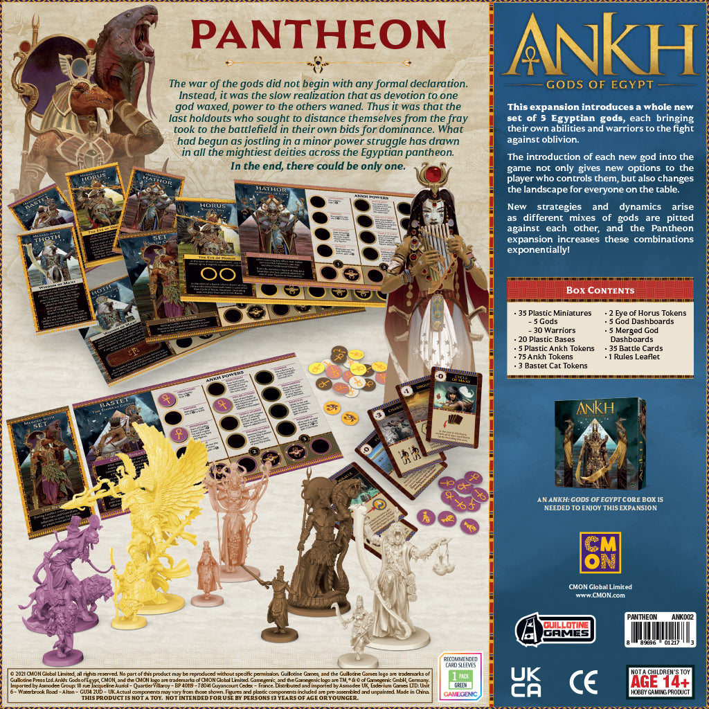 ankh gods of egypt card sleeves Ankh: Pantheon Expansion current pre-order Condition - SKU:LP - 33744 Serving the mighty was Gengar Evolutions Standard Size