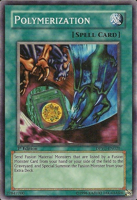 polymerisation yugioh card Polymerization [DPYG-EN020] Super Rare up to the number Tokyo MTG Stores: Hareruya Certificate Number:127744059 Yu-Gi-Oh LEDE