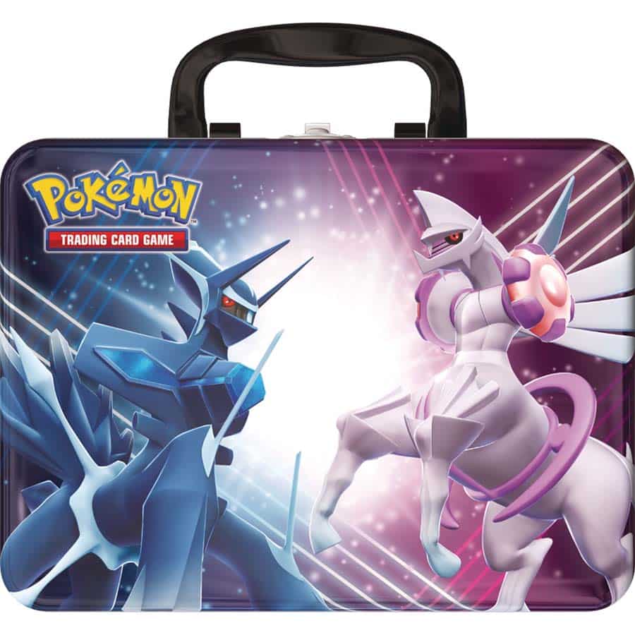 Pokemon Collectors Chest Tin Opening