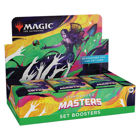 Magic The Gathering: Commander Masters: Set Booster Display