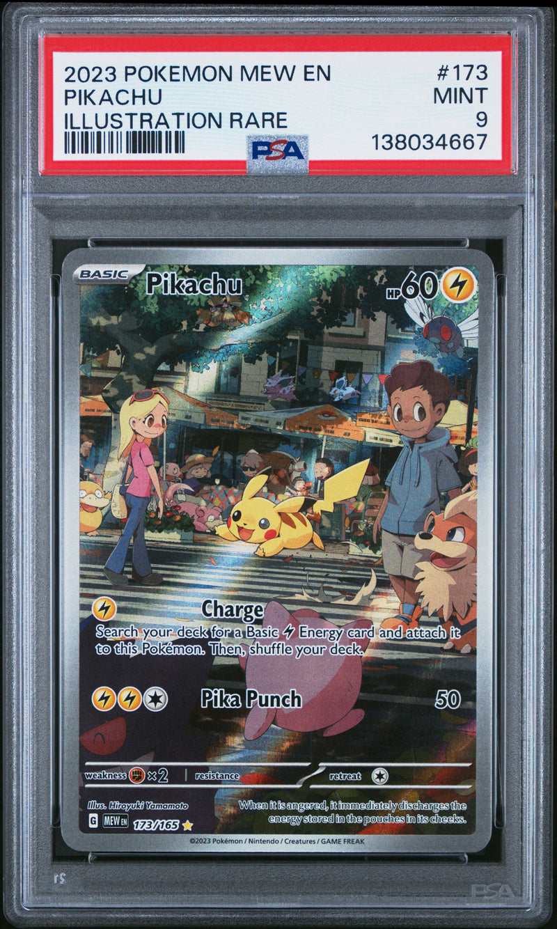 PSA MINT 9 Pikachu (173) [Mew En-151] - 138034667