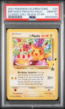PSA GEM MT 10 Birthday Pikachu-Holo (24) [Celebrations Classic Collection] - 88926994