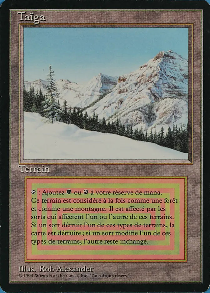 Taiga (French) [Foreign Black Border]