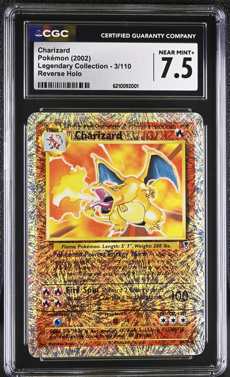 CGC 7.5 Charizard (3/110) [Legendary Collection] - 6210092001