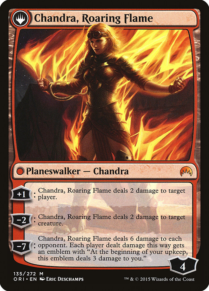 Magic: the Gathering Chandra, Fire of Kaladesh Chandra, Roaring Flame 135272 Origins
