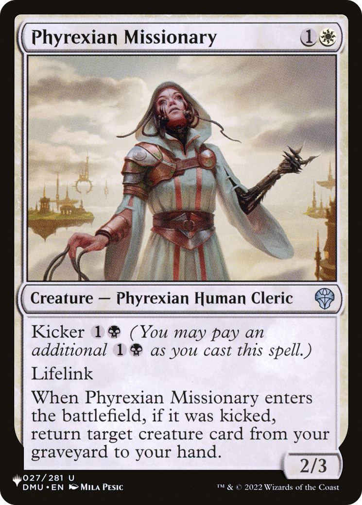 Phyrexian Missionary [The List Reprints]