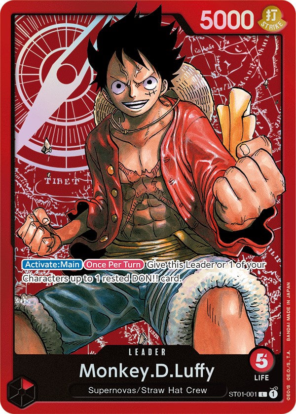 one piece tcg starter deck straw hat crew Amazon.com: BANDAI One Piece TCG:Straw Hat Crew Starter Deck ST-01Japanese : Toys & Games