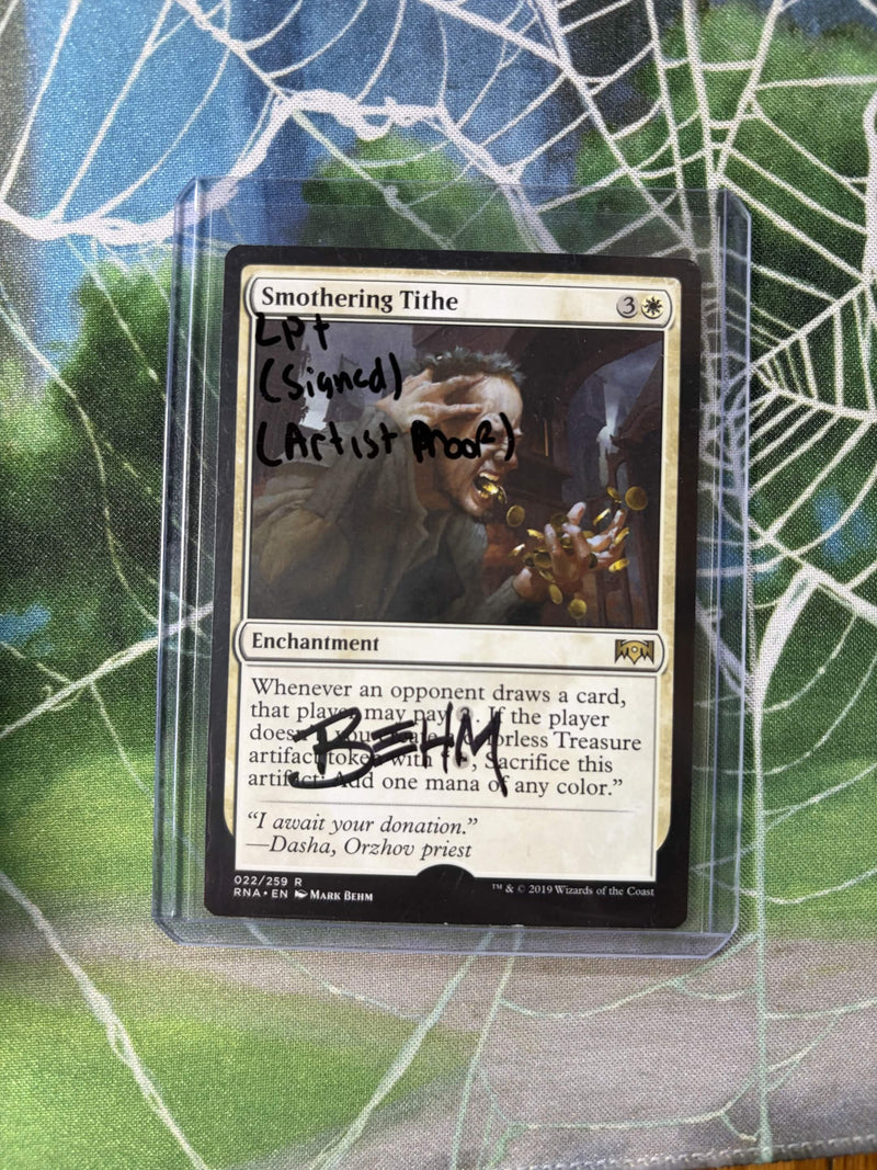 Smothering Tithe (Signed by Mark Behm, Artist Proof) [Ravnica Allegiance]