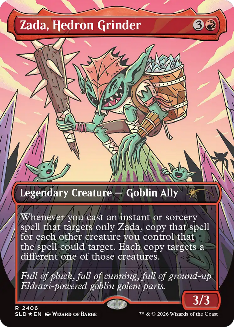 Zada, Hedron Grinder (Display Commander) - Thick Stock [Secret Lair Dr
