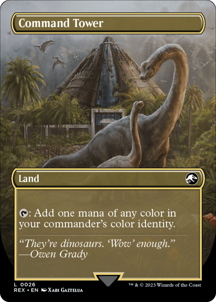 Command Tower // Command Tower (Borderless) [Jurassic World Collection Command Tower // Command Tower (Borderless) [Jurassic World Collection
