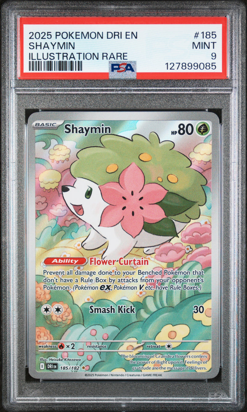 PSA MINT 9 Shaymin(185/182) [Dri En-Destined Rivals] - 127899085