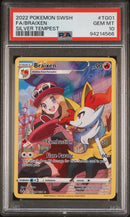 PSA GEM MT 10 Braixen (TG01/TG30) [Sword & Shield: Silver Tempest] - 94214566