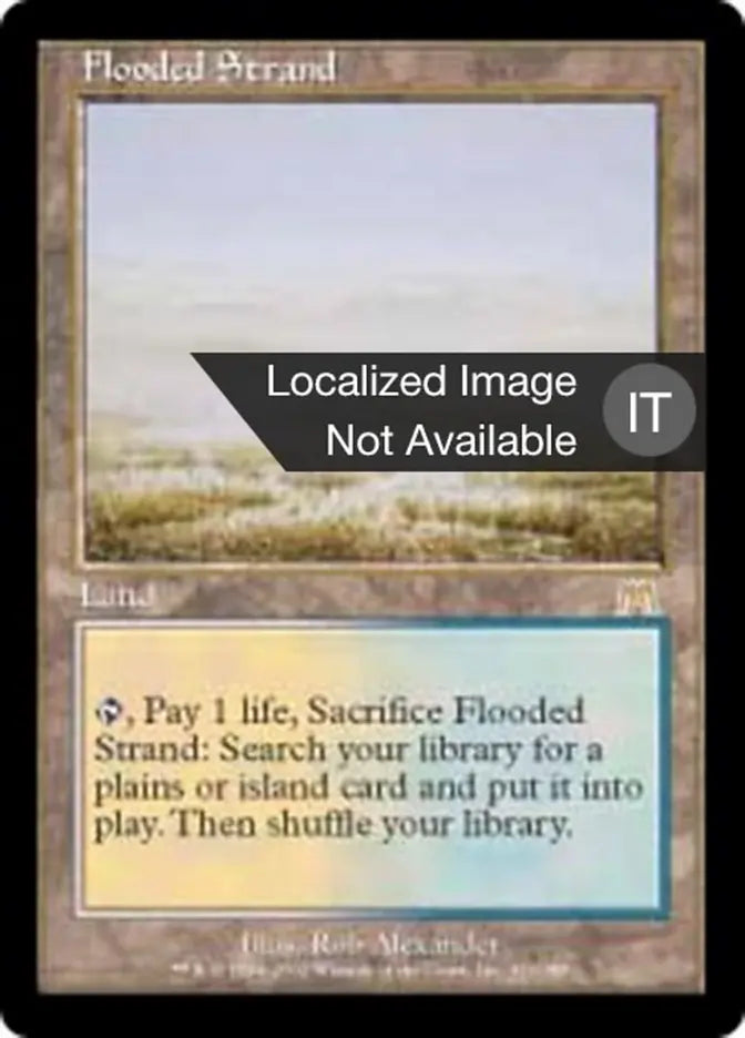 Flooded Strand (Italian) [Onslaught]