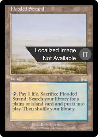Flooded Strand (Italian) [Onslaught]