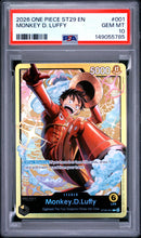 PSA GEM MT 10 Monkey D. Luffy [Starter Deck St29-Egghead] - 149055785
