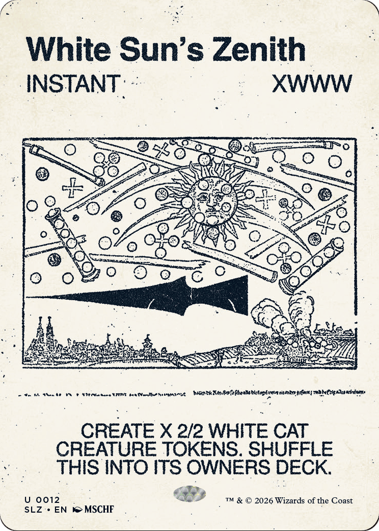 White Sun's Zenith (0012) [Secret Lair x MSCHF: The Zeta Set]