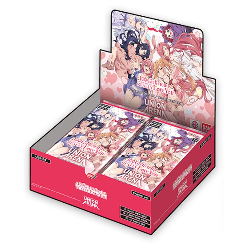 Union Arena TCG: The 100 Girlfriends Who Really, Really, Really, Really Love You: Booster Display