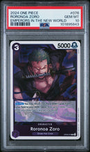 PSA GEM MT 10 Roronoa Zoro [Emperors in the New World] - 101895843