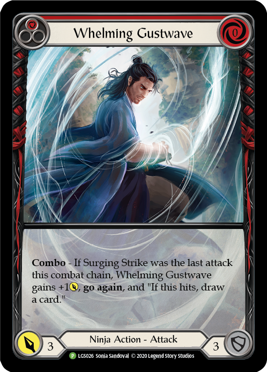 Whelming Gustwave (Red) [LGS026] (Promo)  Rainbow Foil