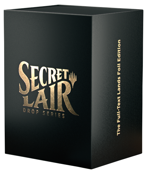 Magic the Gathering: Secret Lair: The Full-Text Lands - Foil Edition