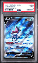 PSA MINT 9 Suicune V (GG38/GG70) [Sword And Shield Crown Zenith] - 110580675