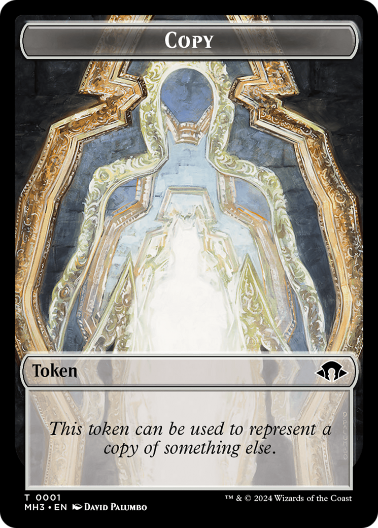 Shapeshifter (0004) // Copy Double-Sided Token [Modern Horizons 3 Comm Shapeshifter (0004) // Copy Double-Sided Token [Modern Horizons 3 Comm
