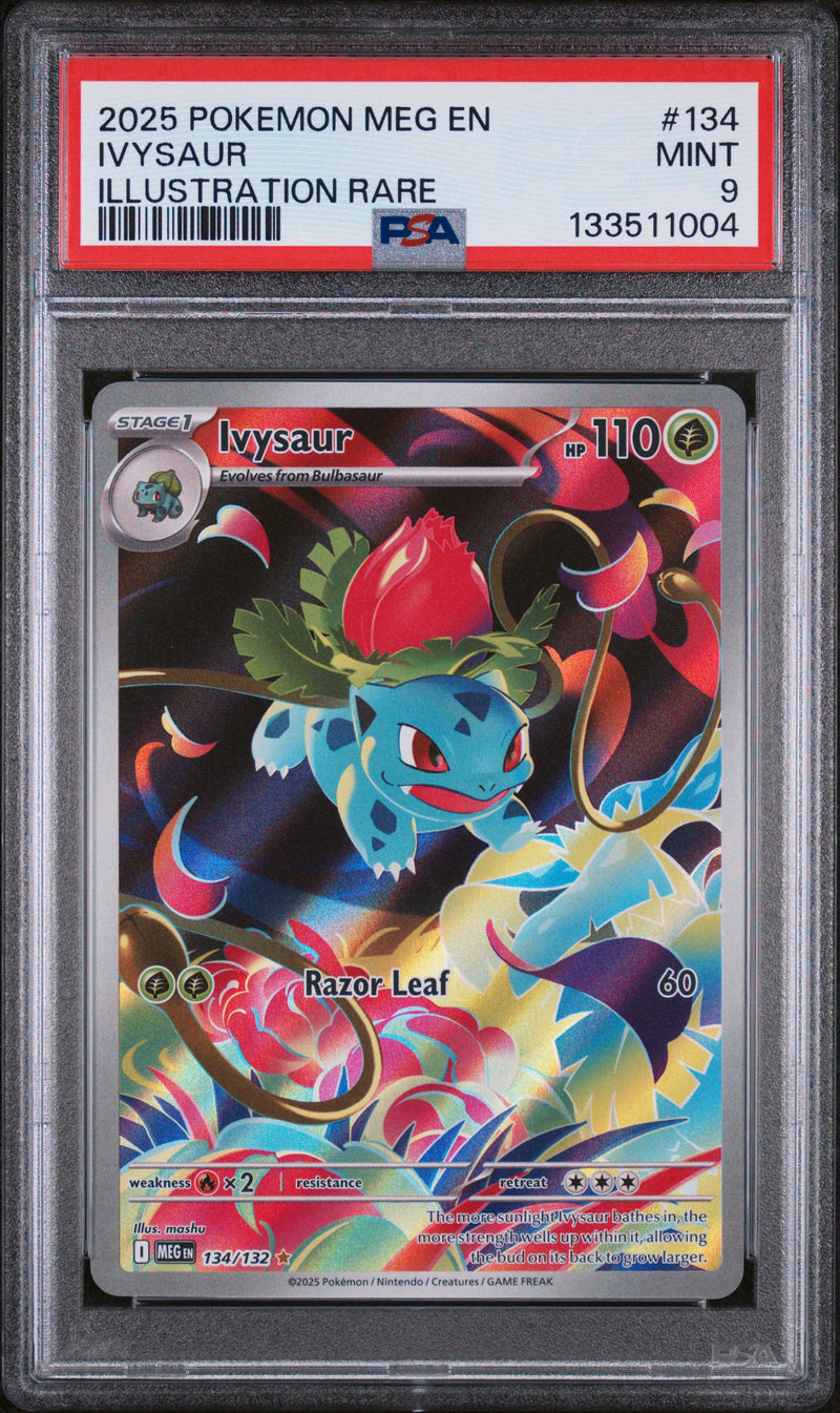 PSA MINT 9 Ivysaur (134/132) [Mega Evolution: Base Set] - 133511004