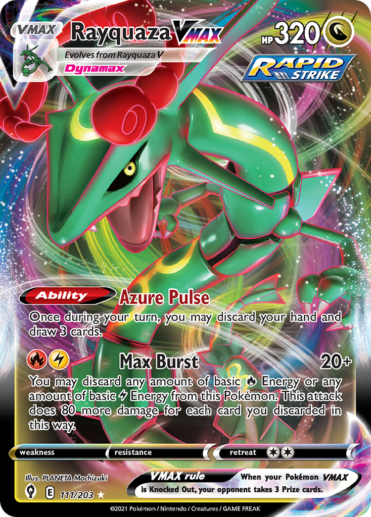 pokemon rayquaza card Rayquaza EX 85/124