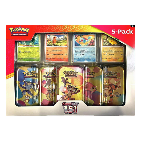 Pokémon TCG: 151: Mini Tin 5-Pack