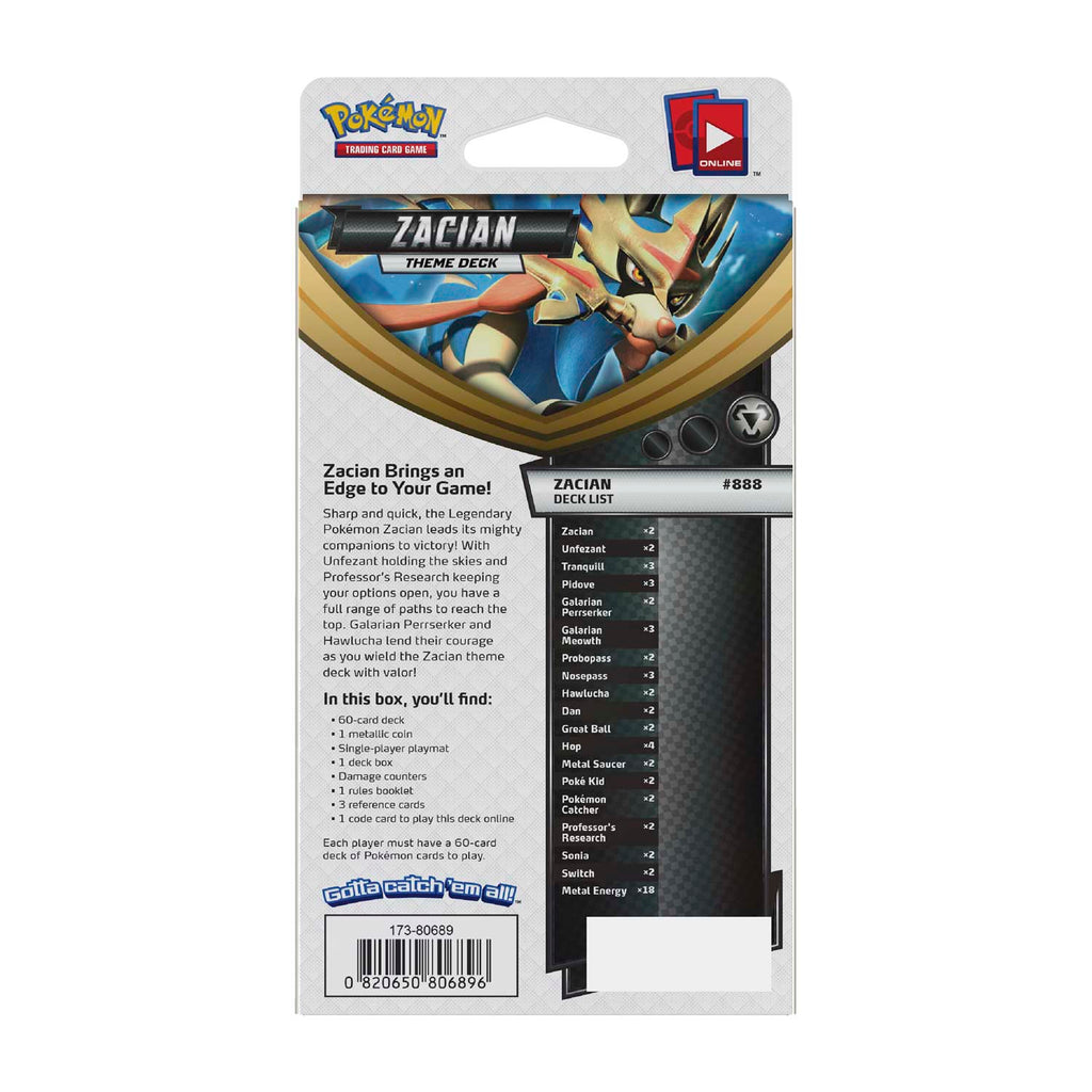 Pokemon TCG: Rebel Clash Zacian Theme Deck Pokemon TCG: Rebel Clash Zacian Theme Deck