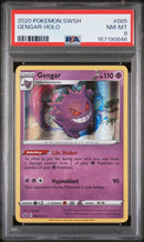 PSA NM-MT 8 Gengar-Holo (085/202) [Sword & Shield] - 167190846
