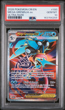 PSA GEM MT 10 Mega Greninja Ex (100/086) [Cri En-Chaos Rising] - 163156284