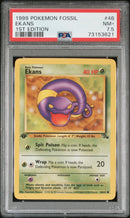 PSA NM+ 7.5 Ekans (46/62) [Fossil] - 73153621