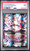 PSA MINT 9 M Alakazam Ex (118/124) [Xy Fates Collide] - 112932603