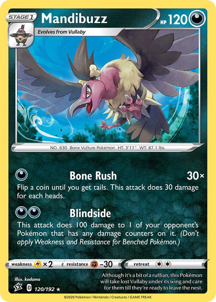 Mandibuzz (120/192) [Sword & Shield: Rebel Clash]