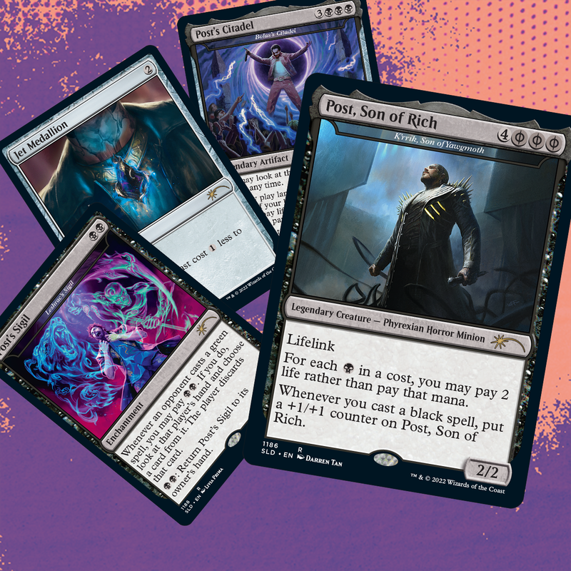 Magic the Gathering: Secret Lair: Post Malone: Backstage Pass