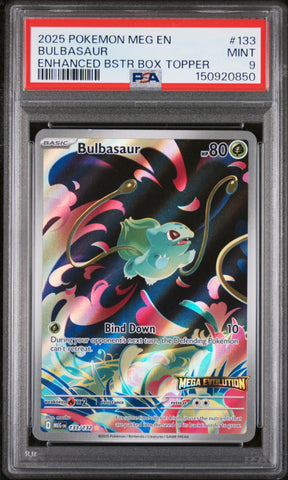 PSA MINT 9 Bulbasaur (133/132) [Meg En-Mega Evolution] - 150920850