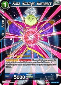 Fuwa, Strategic Supremacy (Divine Multiverse Draft Tournament) (DB2-045) [Tournament Promotion Cards]